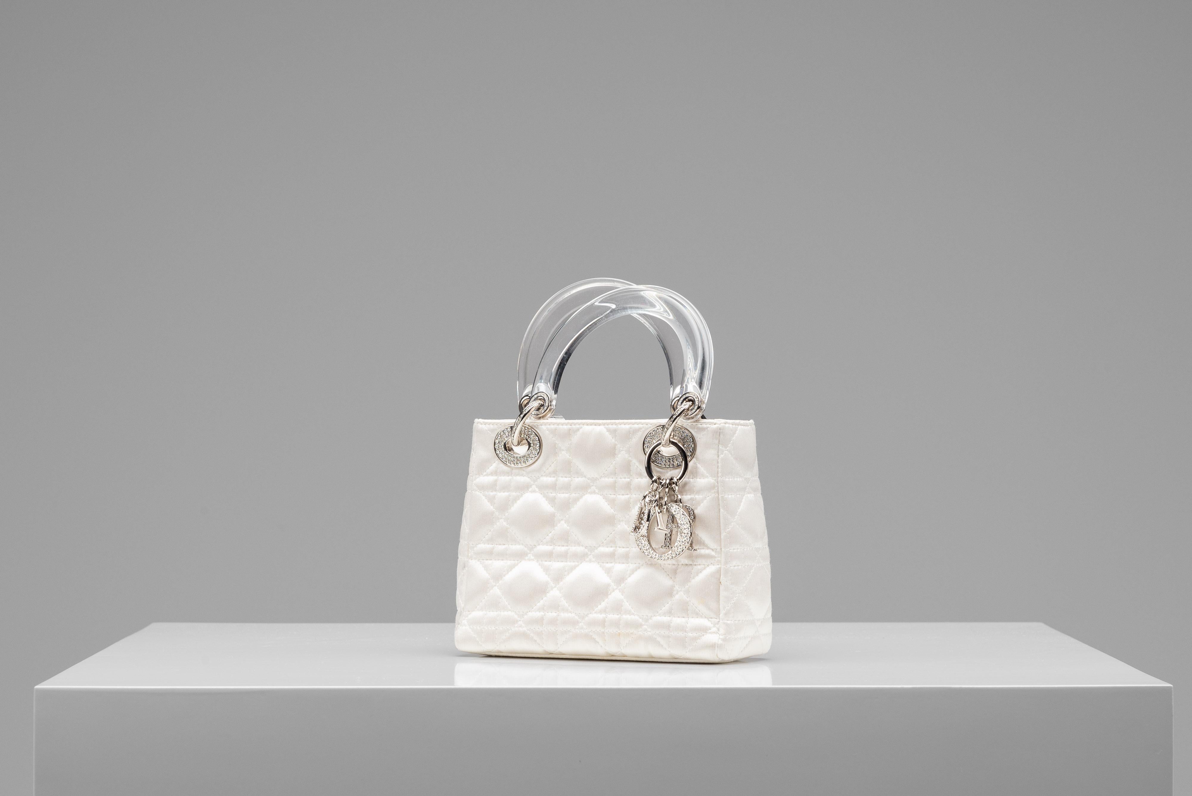 dior lady bag with crystals