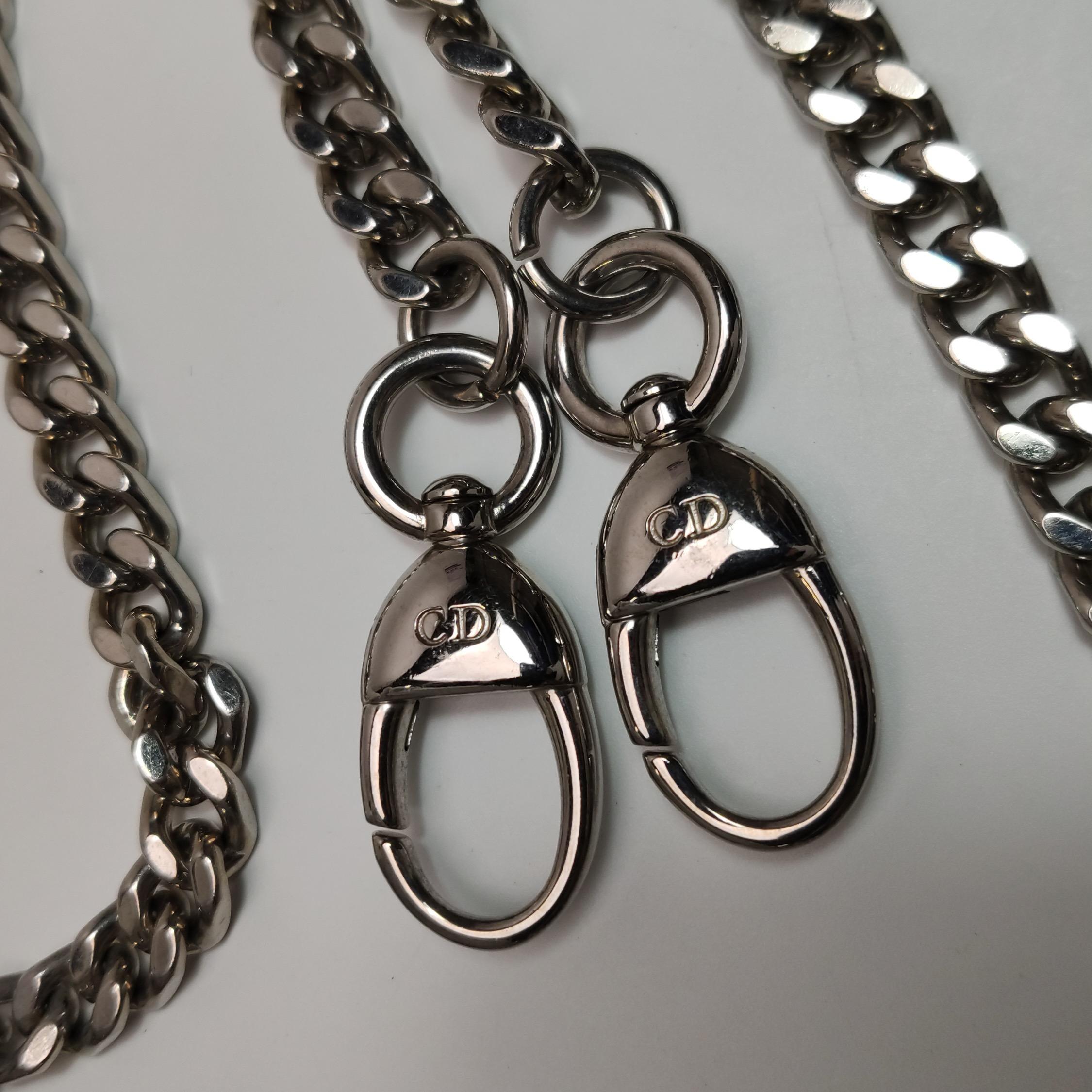 Lady Dior Mini White Lambskin Leather Silver HW Chain Strap 2018 8