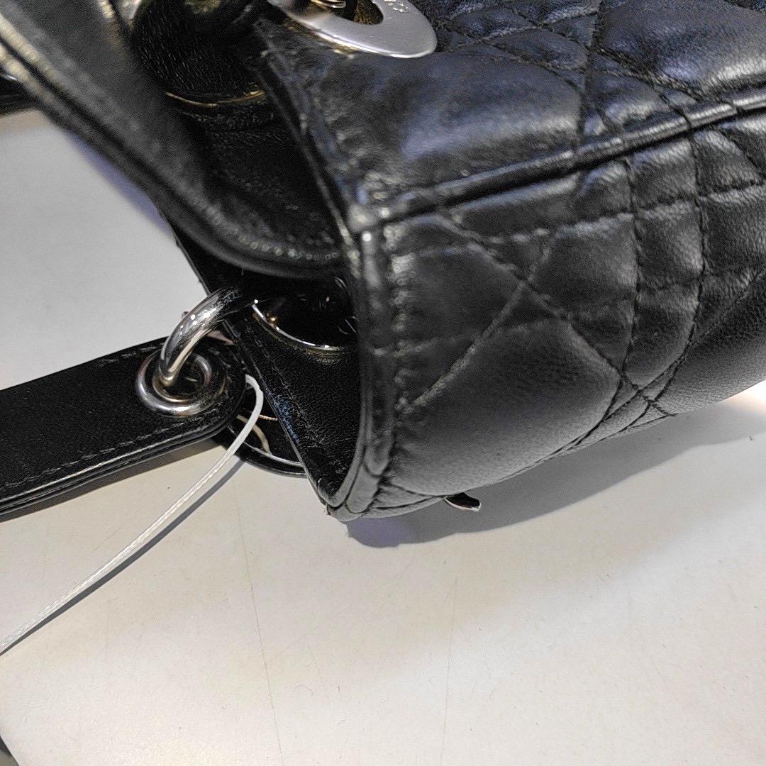 Lady Dior Small My Abcdior Black Lambskin Leather Silver Hardware 9