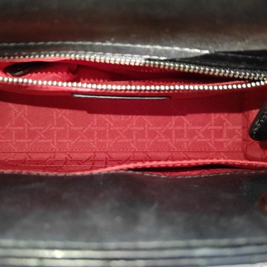 Lady Dior Small My Abcdior Black Lambskin Leather Silver Hardware 2
