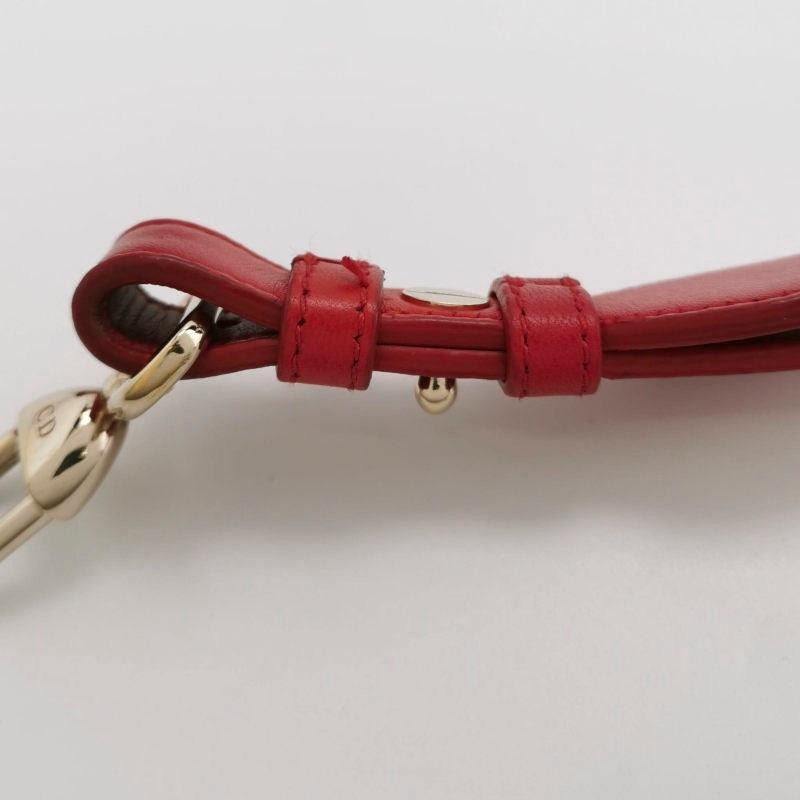 Lady Dior Small My Abcdior Red Lambskin Cannage Leather Gold Hardware 9