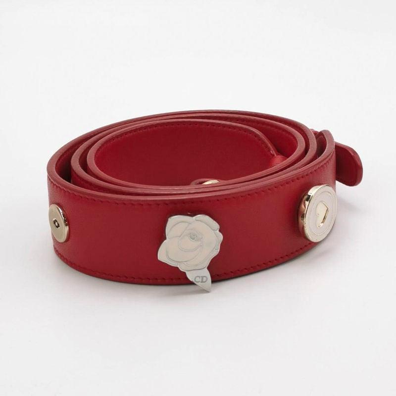 Lady Dior Small My Abcdior Red Lambskin Cannage Leather Gold Hardware 11