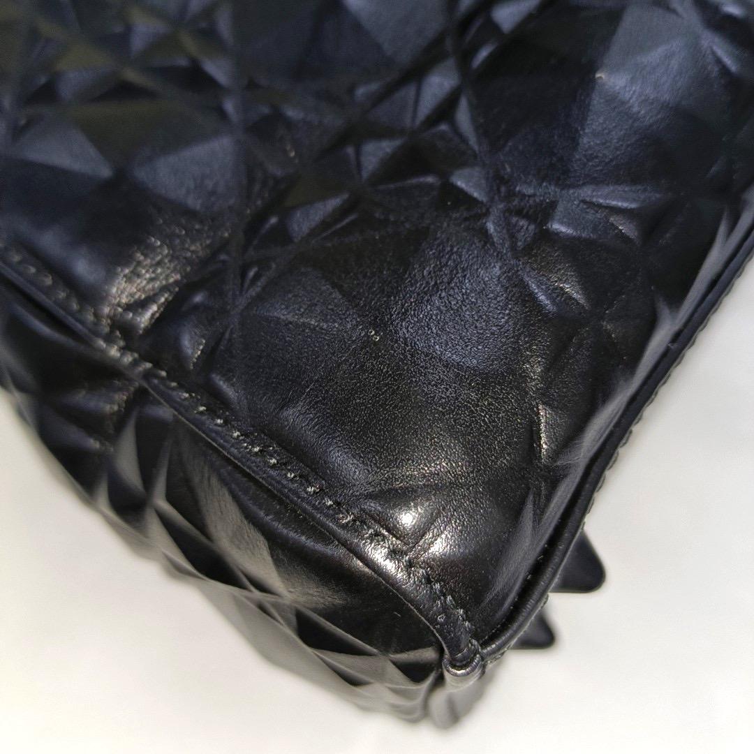 Lady Dior Small My Abcdior So Black Diamond Motif Caflskin Leather 6