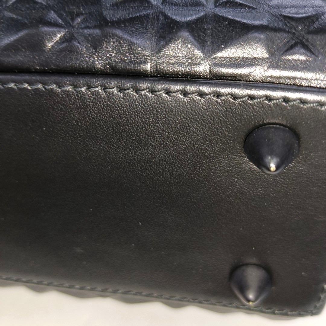 Lady Dior Small My Abcdior So Black Diamond Motif Caflskin Leather 8