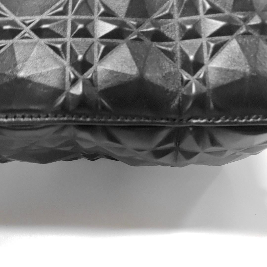 Lady Dior Small My Abcdior So Black Diamond Motif Caflskin Leather 5