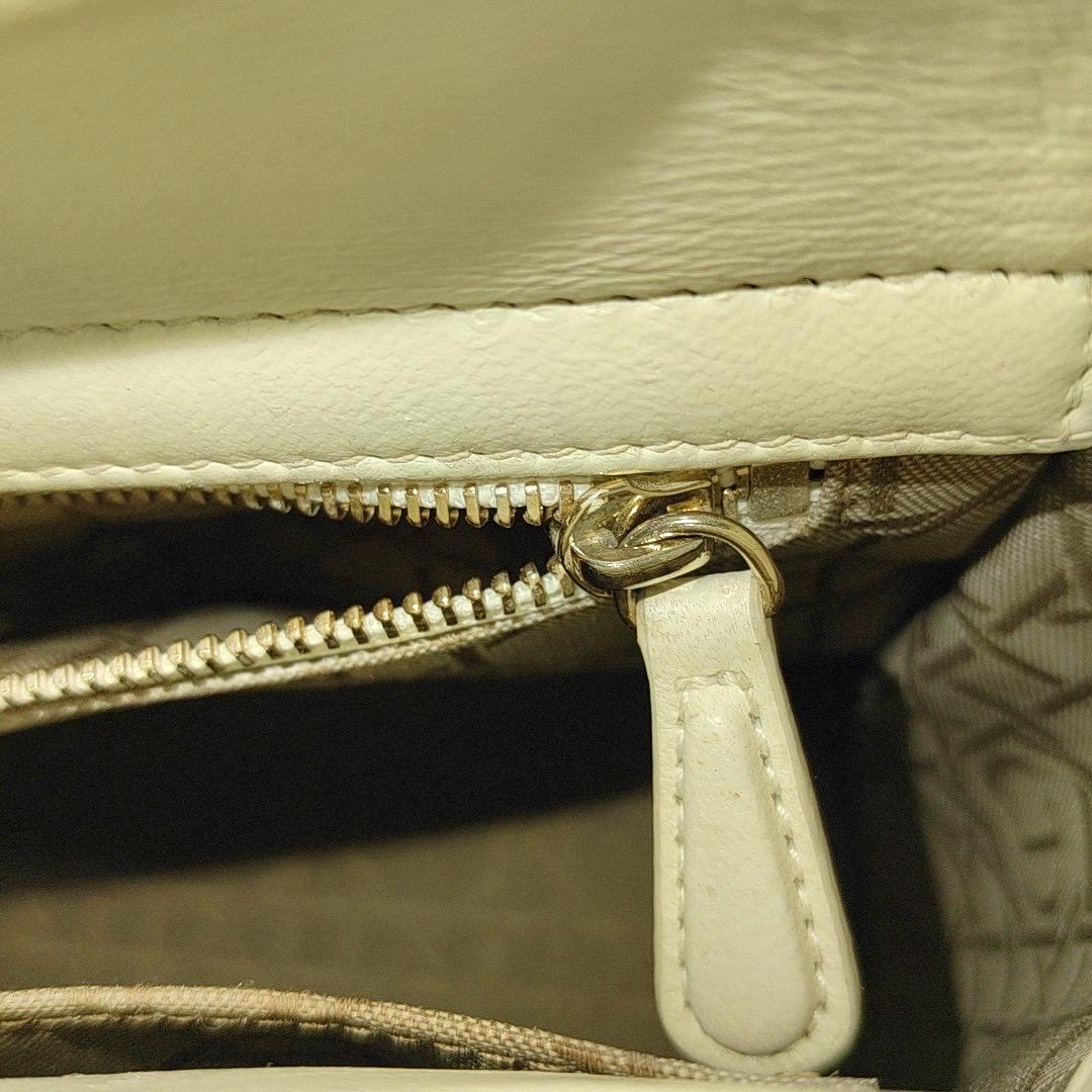 Lady Dior Small My Abcdior White Ecru Lambskin Cannage Leather 14