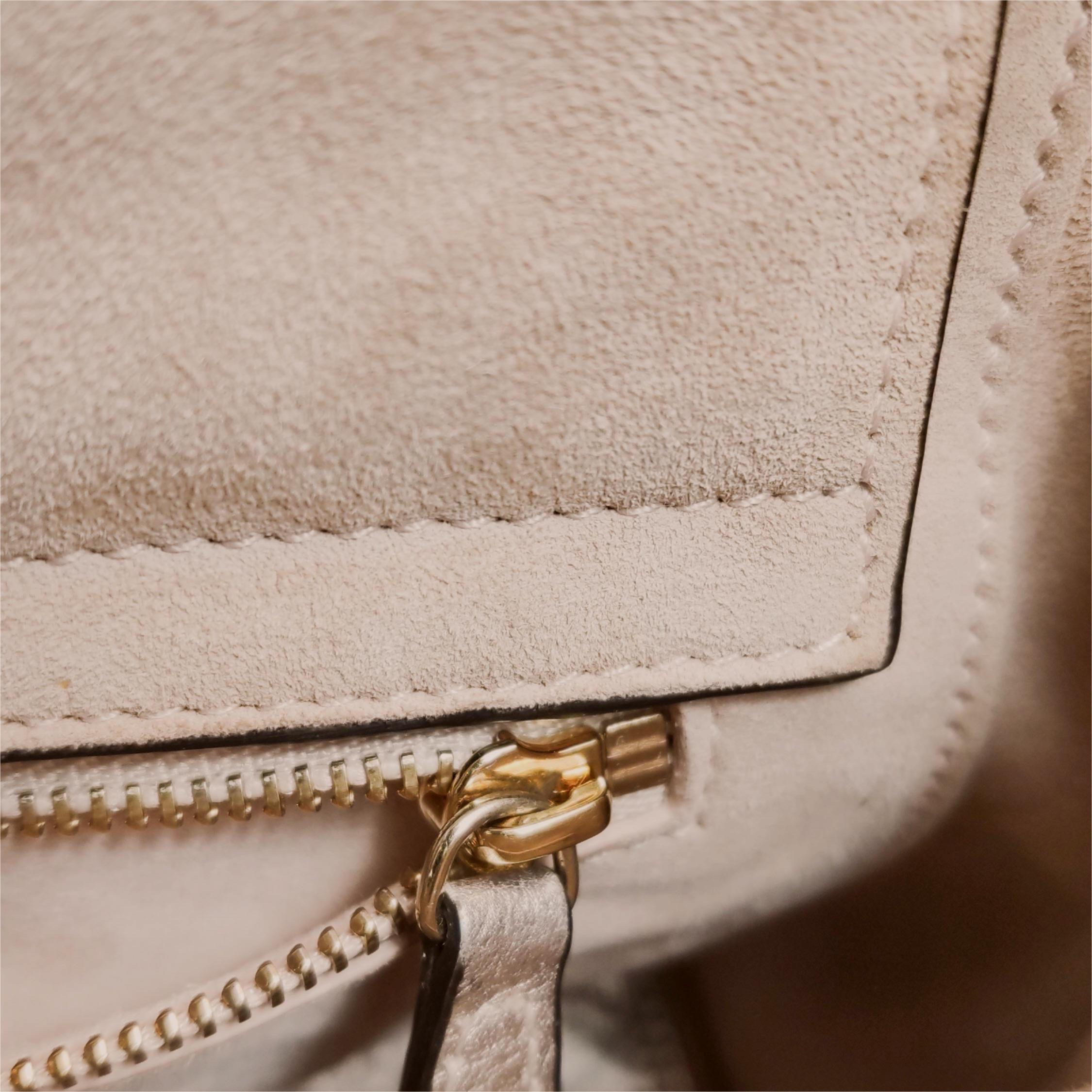 Lady Dior Small Supple Calfskin Leather Champagne Gold Cannage Handbag  Strap For Sale 7