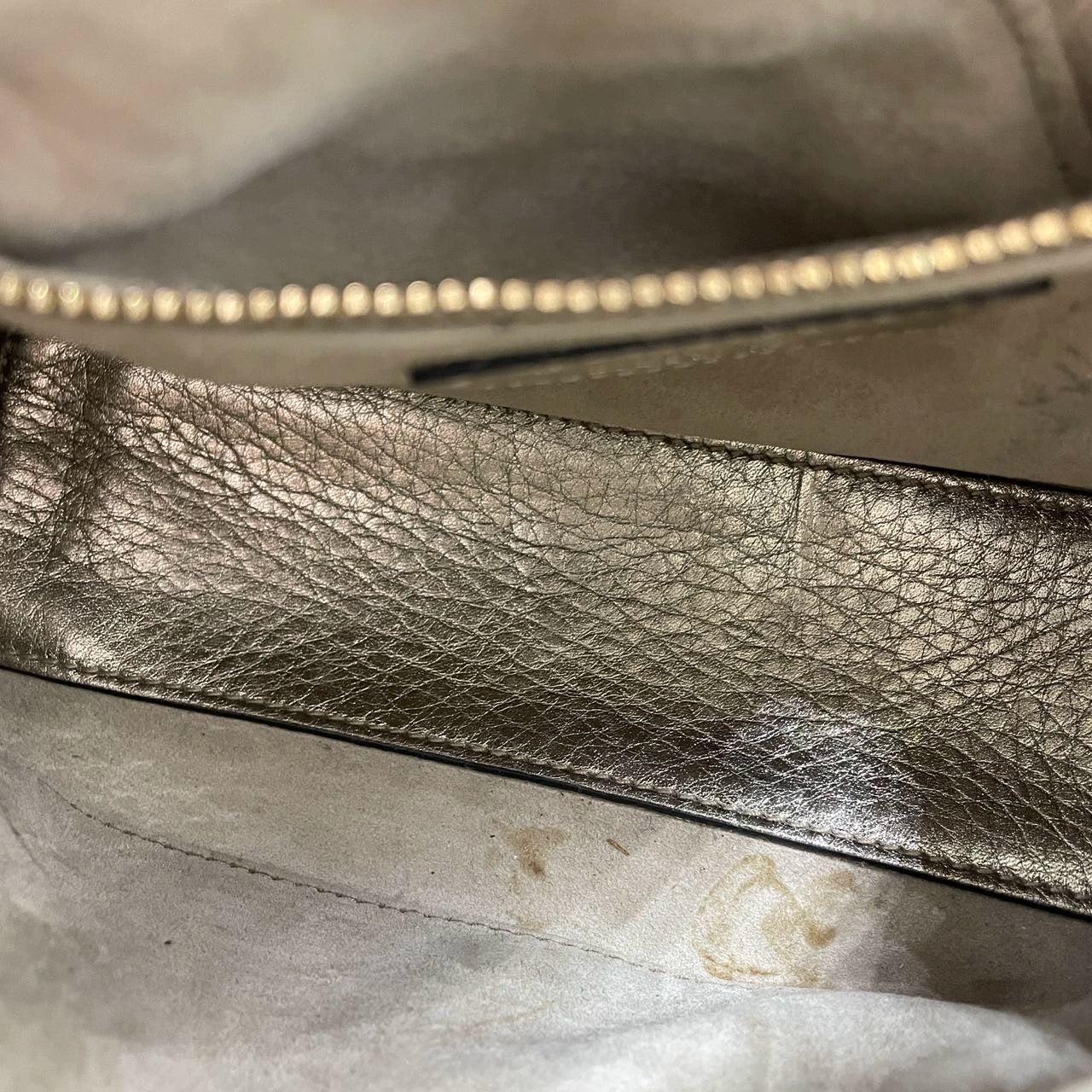 Lady Dior Small Supple Calfskin Leather Gold Cannage Handbag with Strap 3