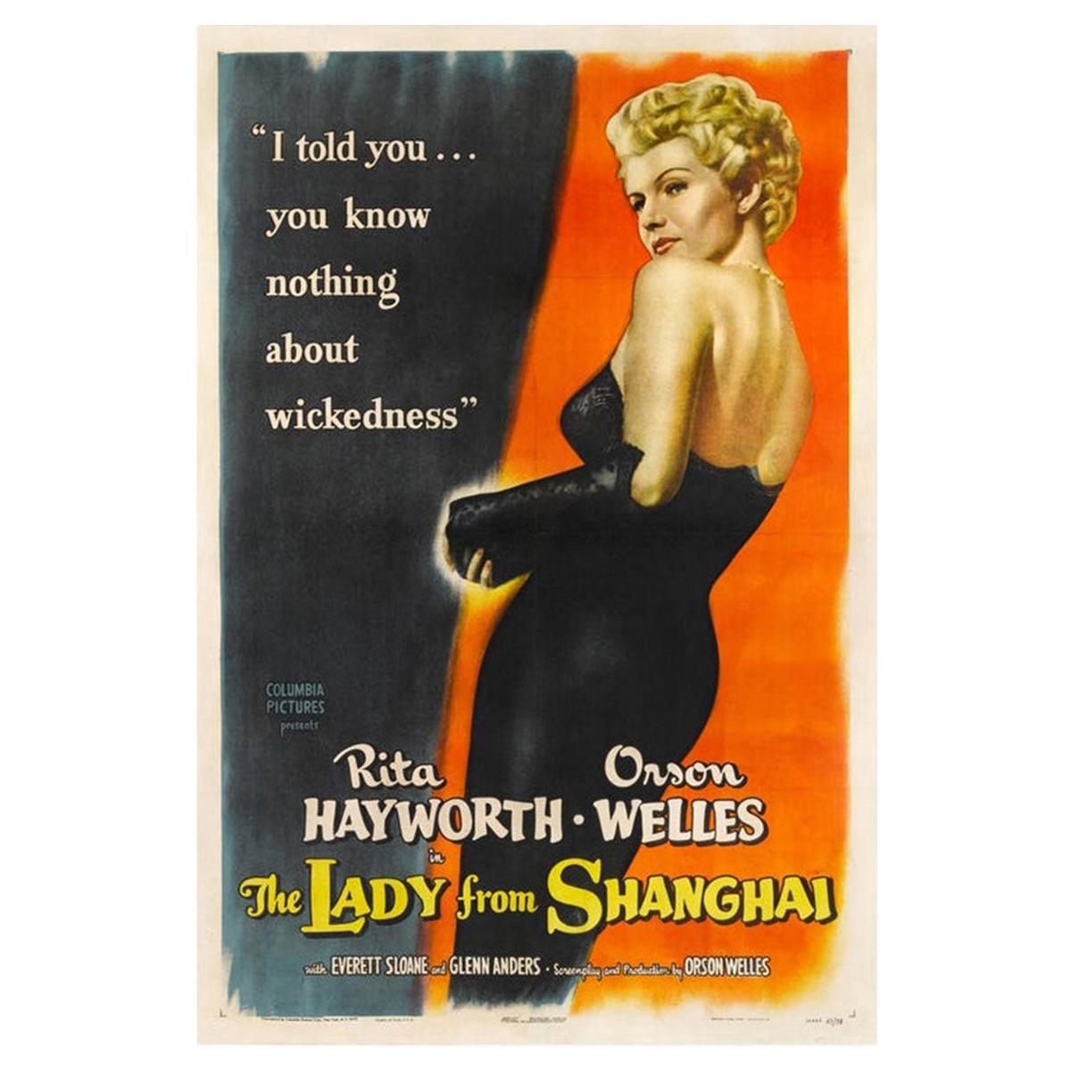 "Lady From Shanghai", the '1947' Poster For Sale
