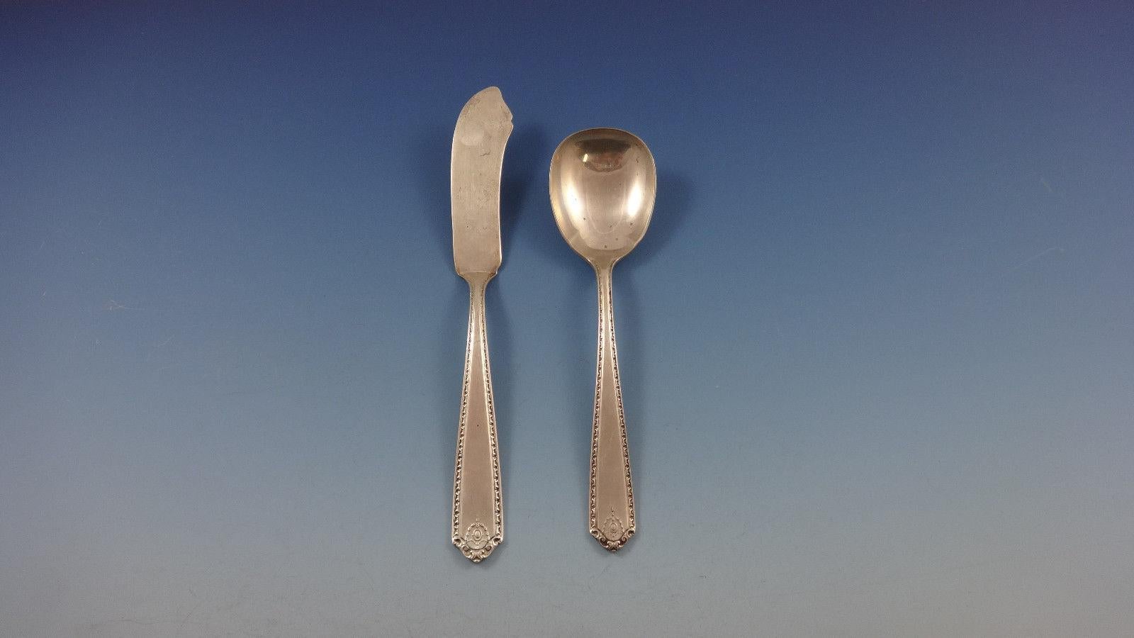 Juego de cubiertos de plata de ley Lady Hilton by Westmorland para 8 personas 37 piezas en venta 1