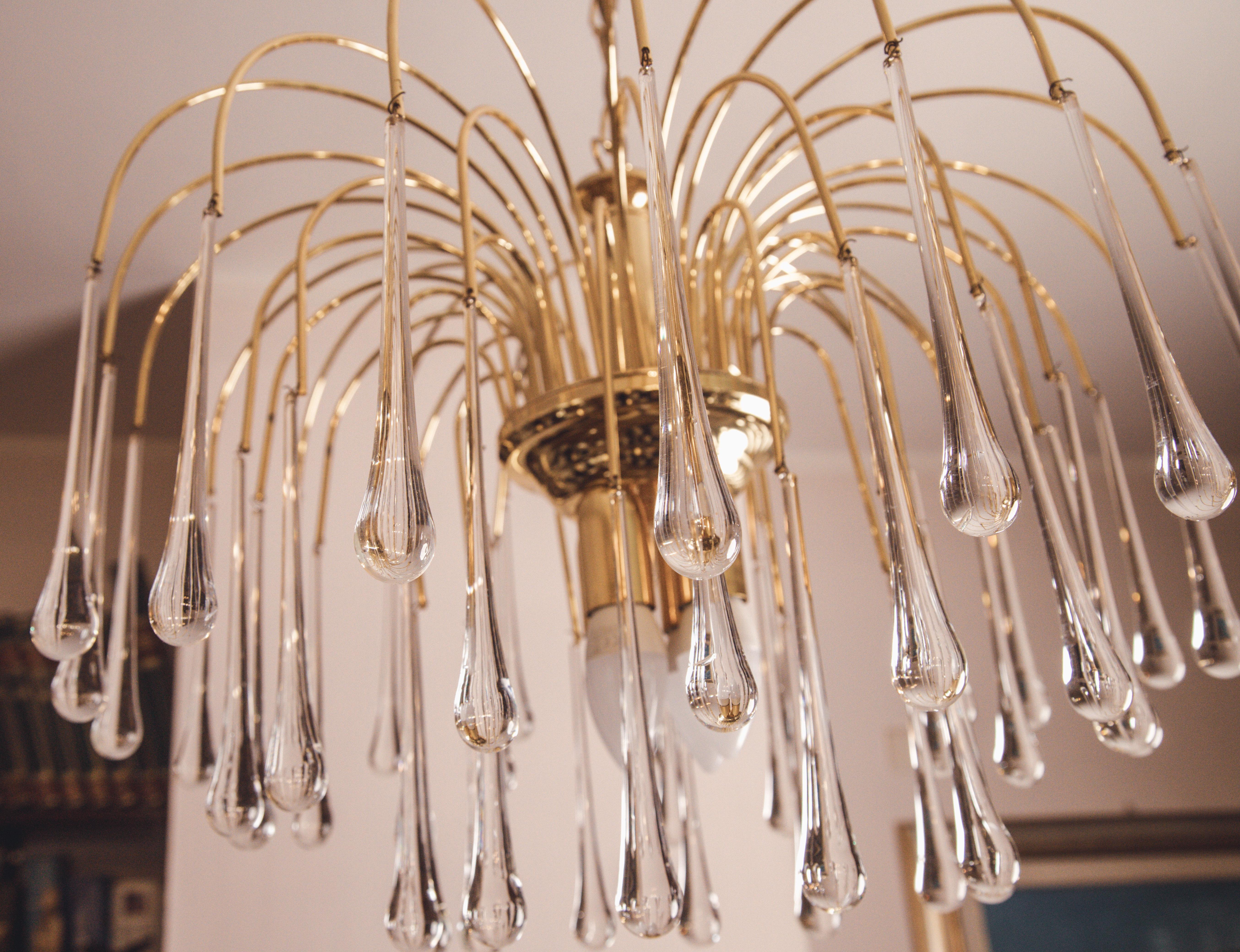 Lady Isabelle Murano Chandelier, 1980s In Good Condition In Roma, IT