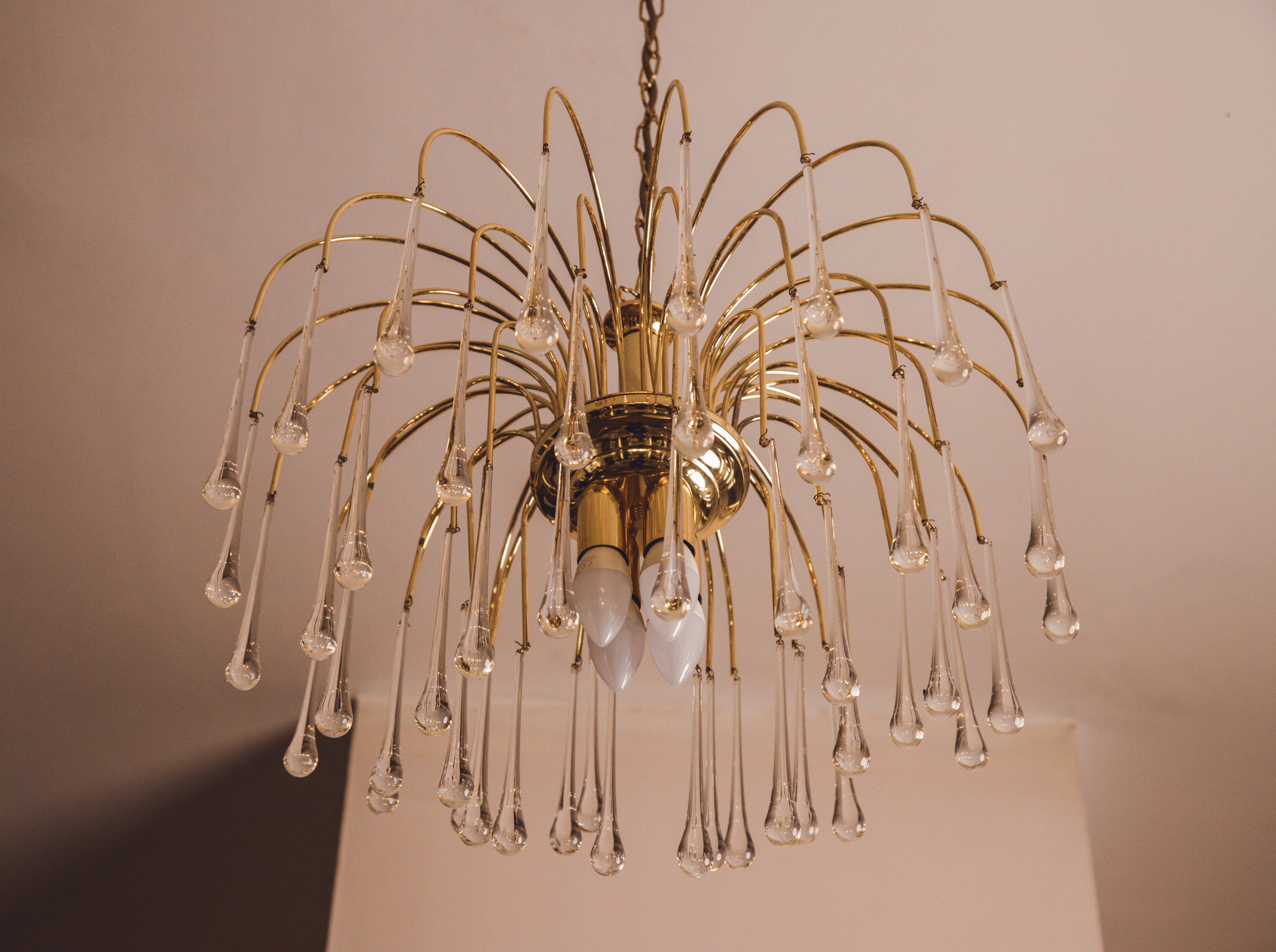 Late 20th Century Lady Isabelle Murano Chandelier, 1980s