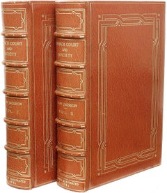 Lady JACKSON. La corte e la società francese. 2 VOLTI. 1881 IN UNA BELLA RILEGATURA IN COSWAY