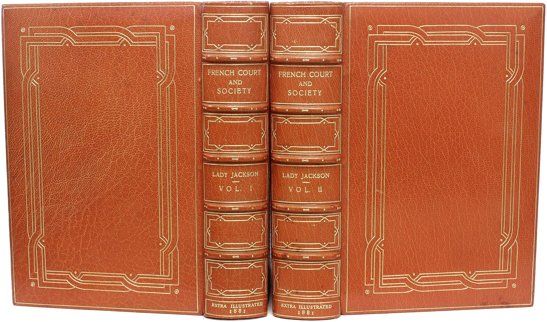 British Lady JACKSON. The French Court & Society. 2 VOLS. 1881 IN A FINE COSWAY BINDING For Sale