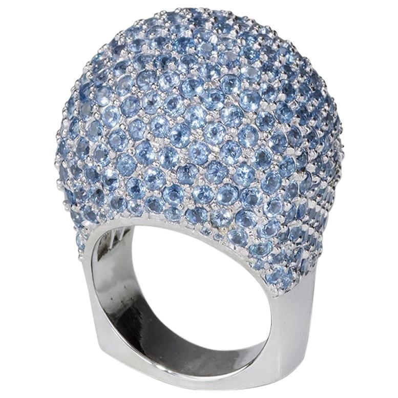 Lady Jane St Tropez Dome Ring with Swiss Topaz