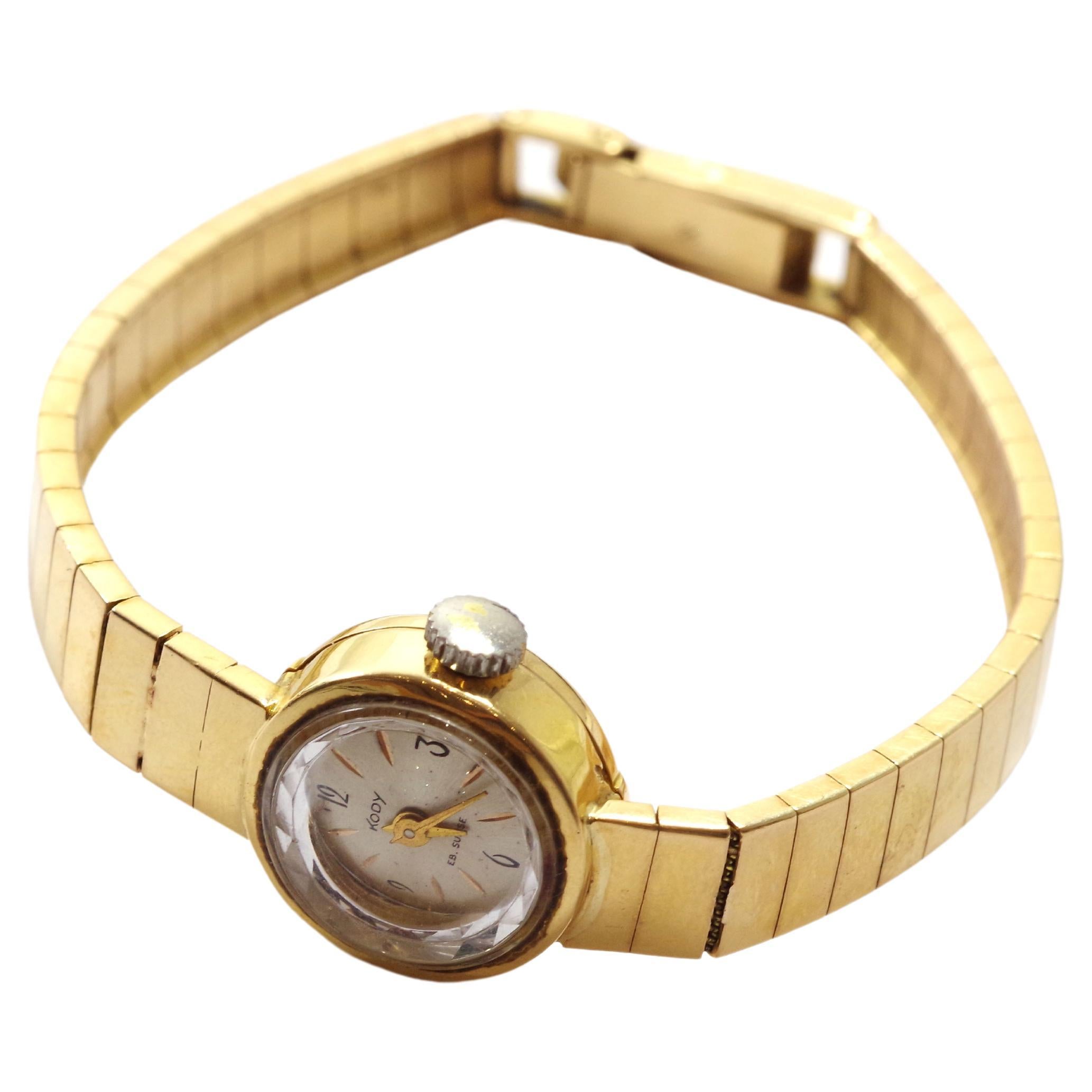 Lady Kody gold watch in 18k yellow gold For Sale