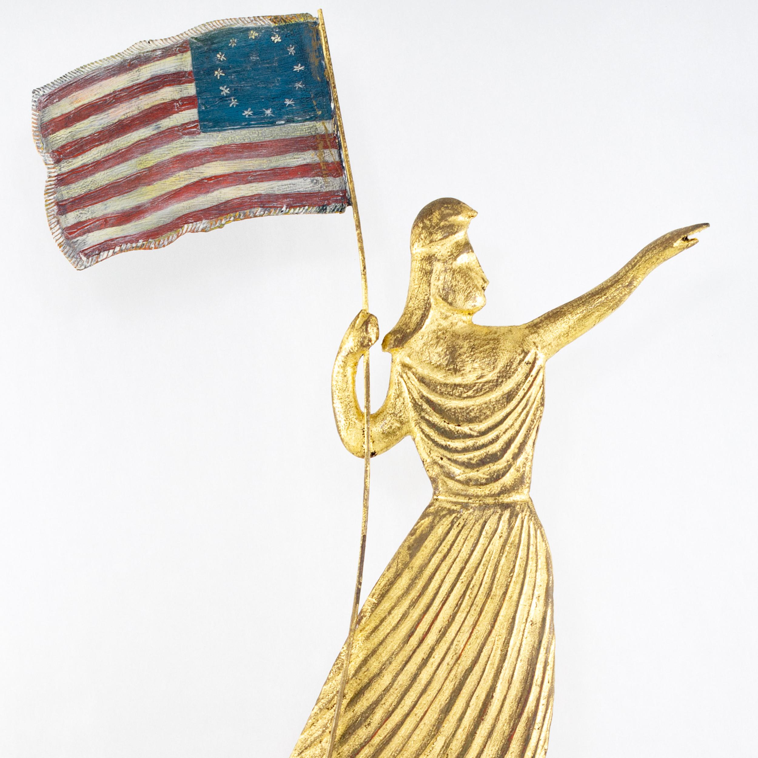 Lady Liberty Weathervane In New Condition In Nantucket, MA