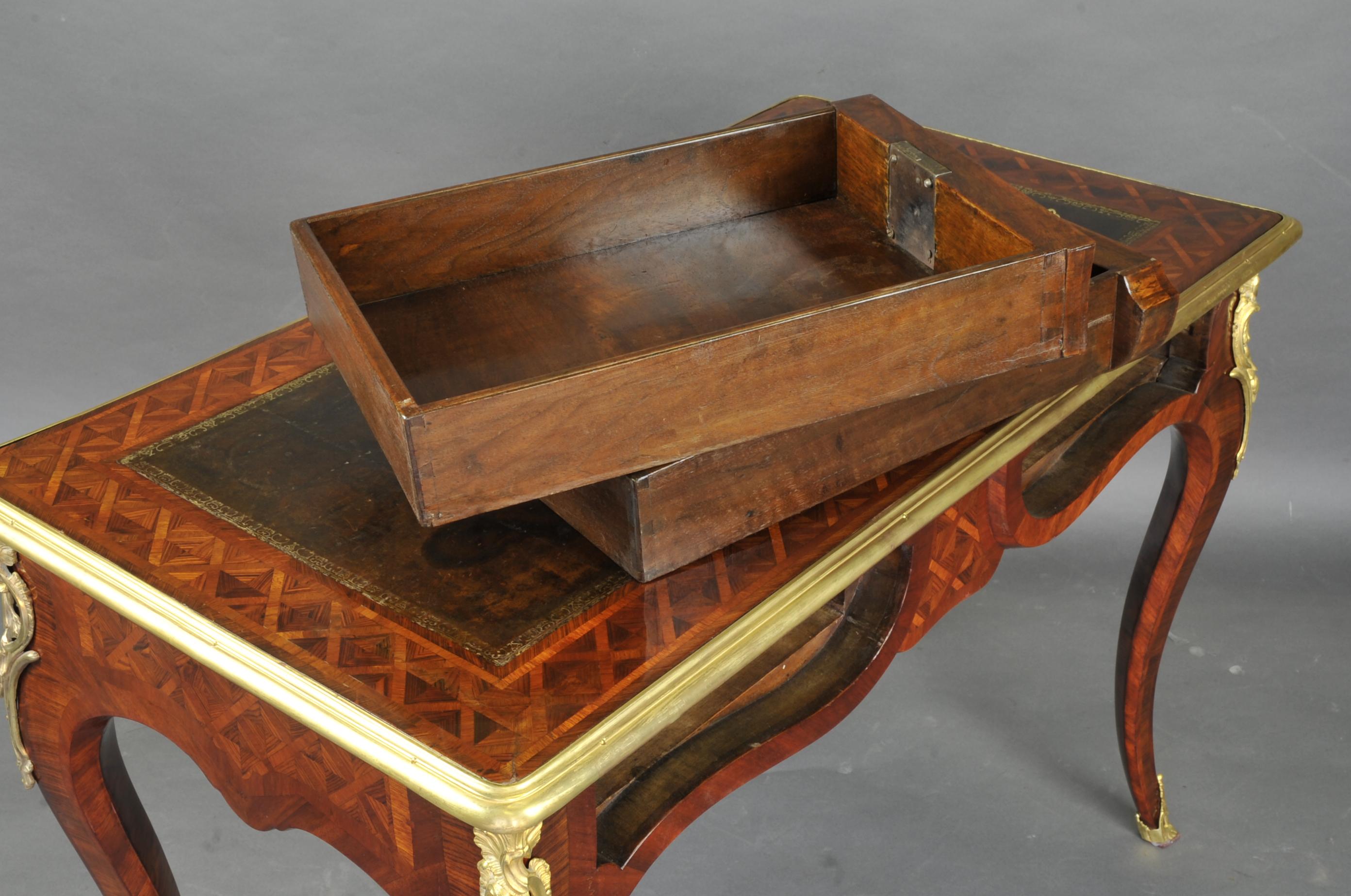 Lady Louis XV Desk in Violet Wood Marquetry 5