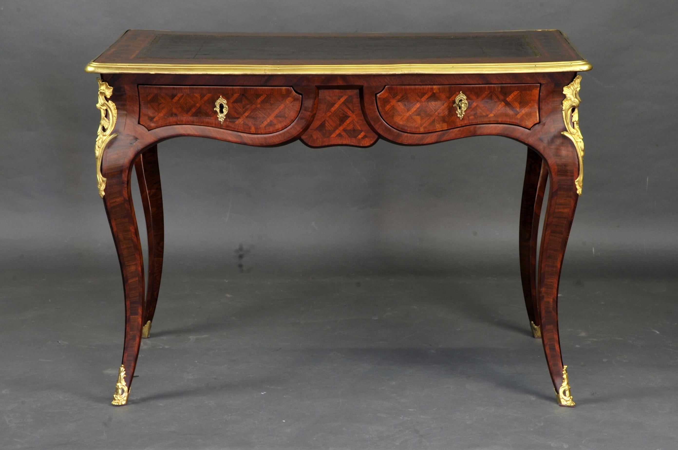 18th Century Lady Louis XV Desk in Violet Wood Marquetry