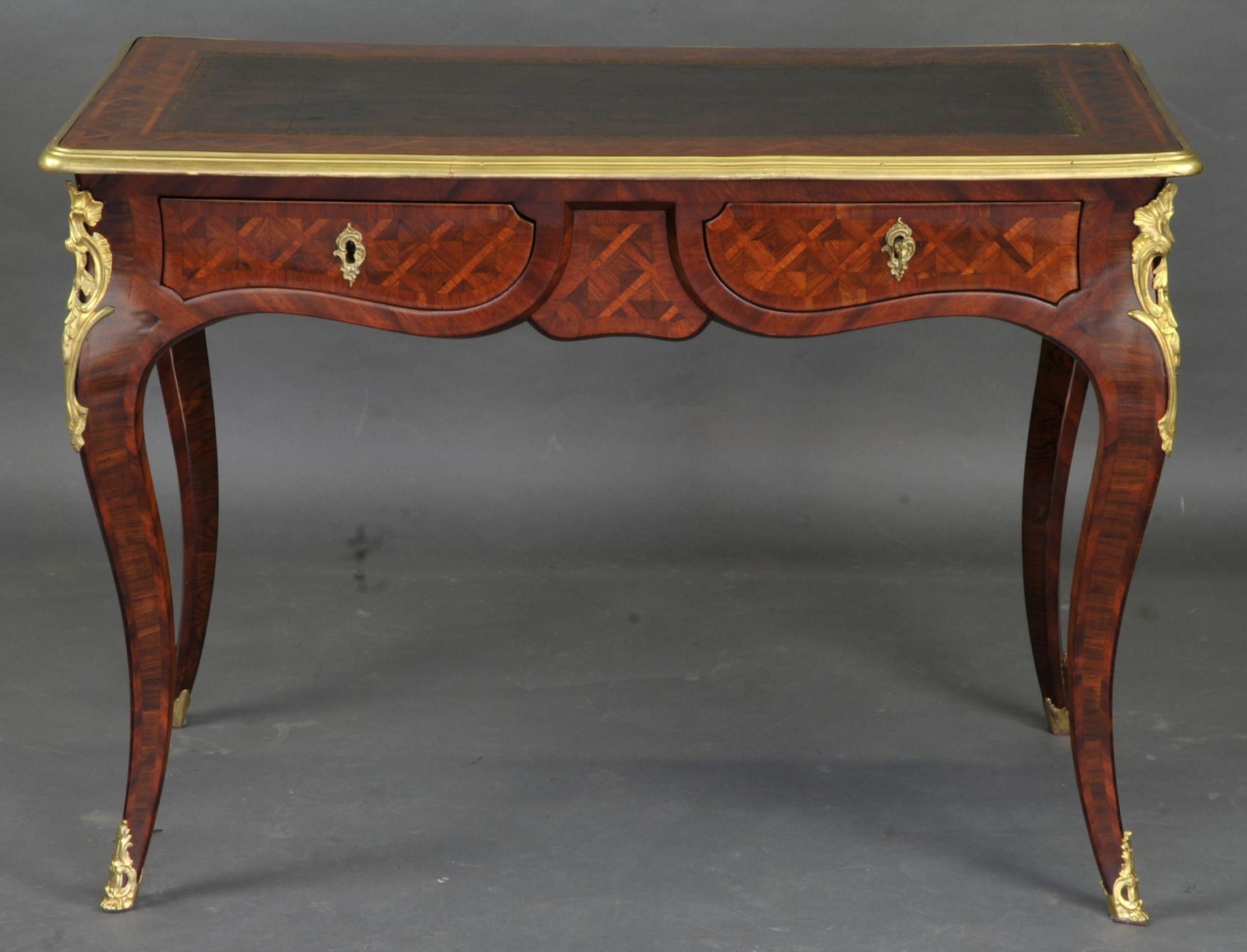 Lady Louis XV Desk in Violet Wood Marquetry 2