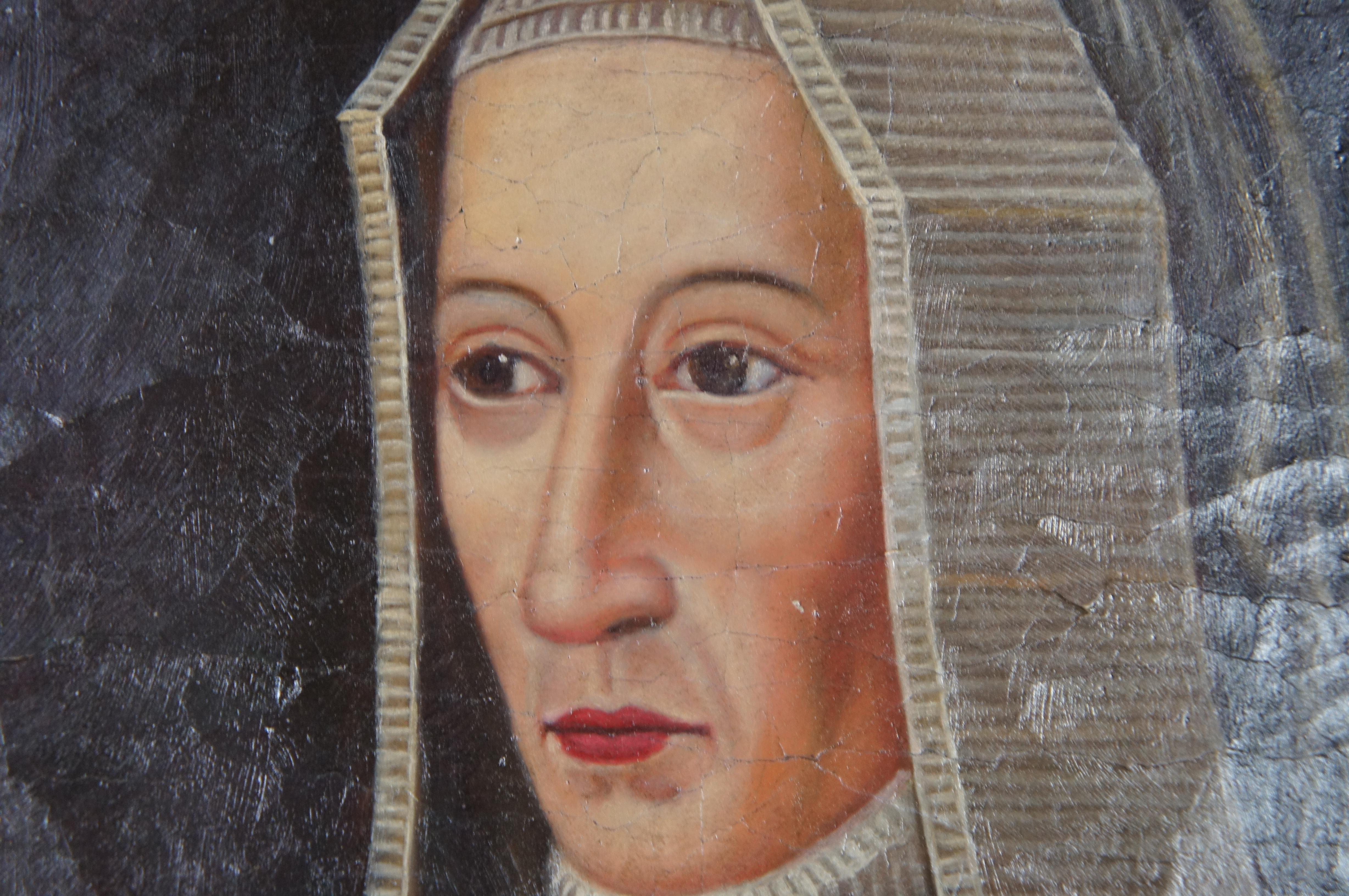 Lady Margaret Beaufort Countess Richmond Oil Painting Portrait by Trevor James 2