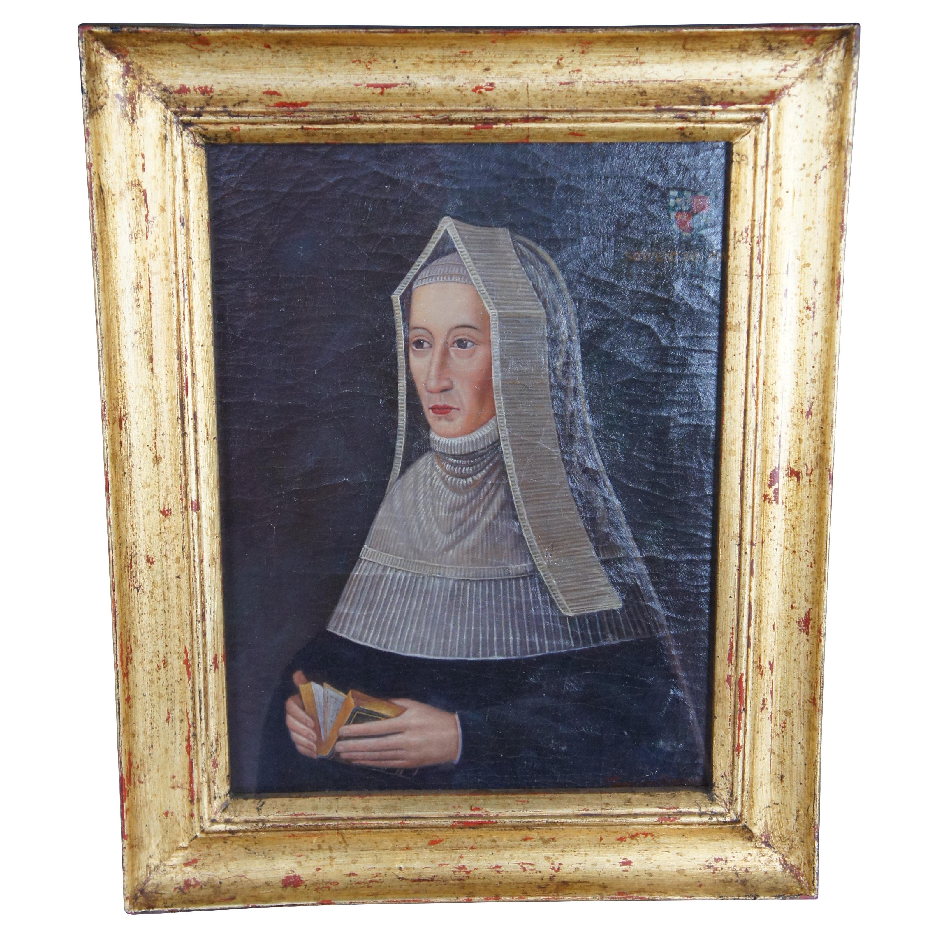 Lady Margaret Beaufort Countess Richmond Oil Painting Portrait By 