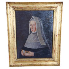 Lady Margaret Beaufort Countess Richmond Oil Painting Portrait by Trevor James