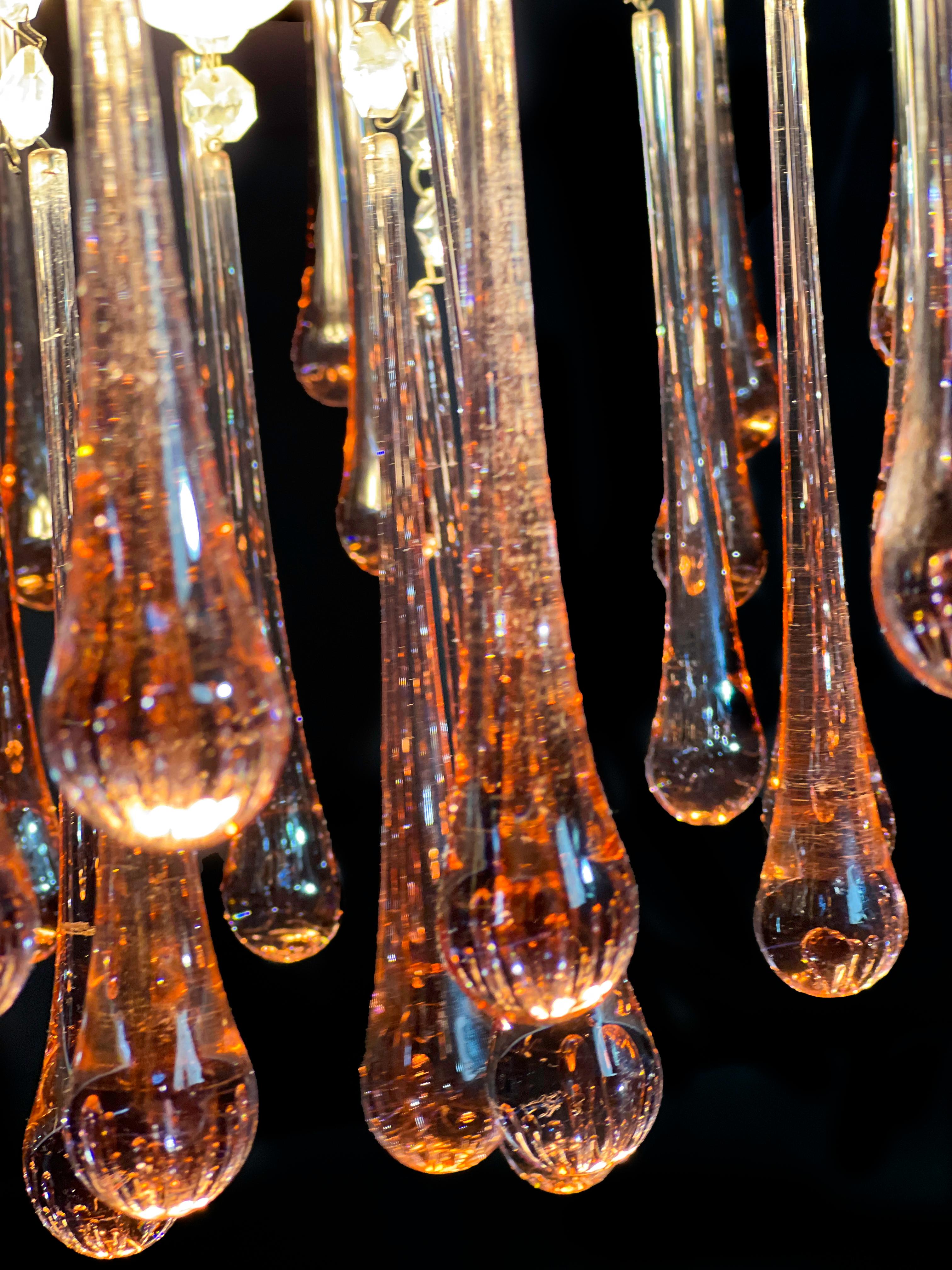 Late 20th Century Lady Maria Murano Chandelier