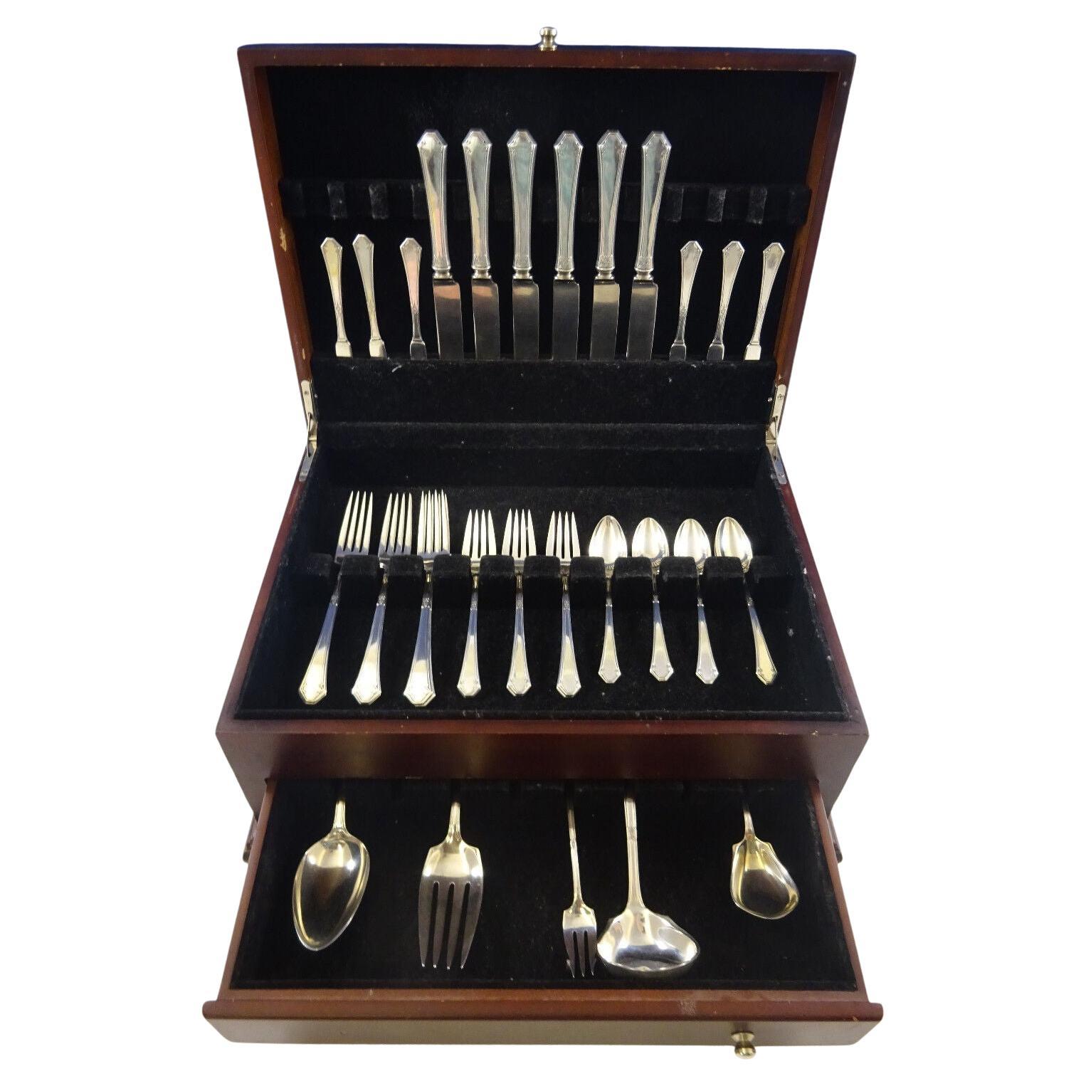 Juego de Cubiertos de Plata de Ley Lady Mary by Towle 35 Piezas