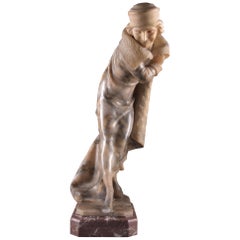 'Lady of the Roaring Twenties’, Monumental Marble/Alabaster, Early 20th Century