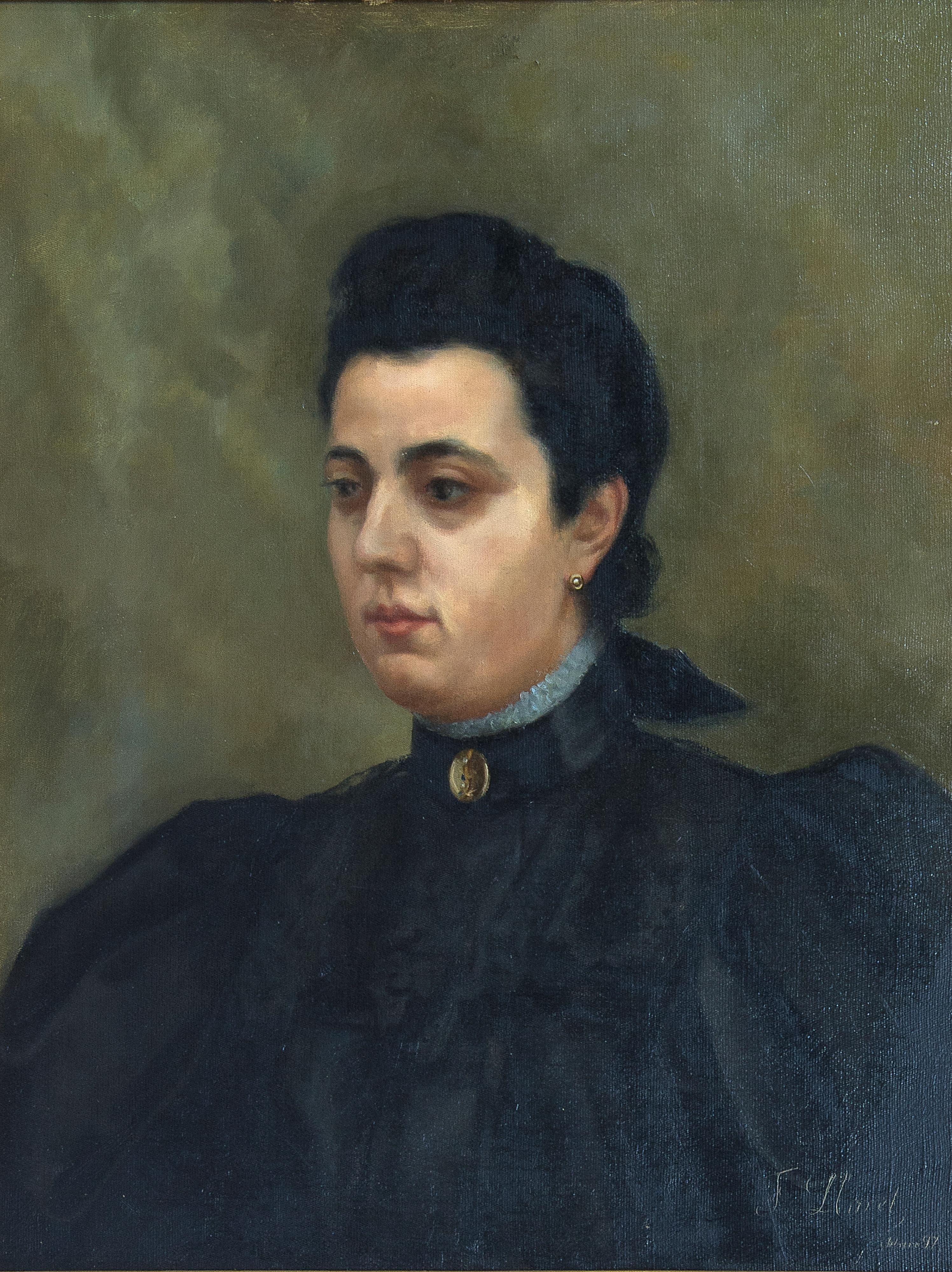  Madame. Huile sur toile. Signé (F. Lloret.) et daté (février 97) dans le coin inférieur droit.
 Sur un fond indéterminé se détache le buste d'une dame, la tête légèrement tournée vers la gauche. Dans le coin inférieur droit, on peut voir la