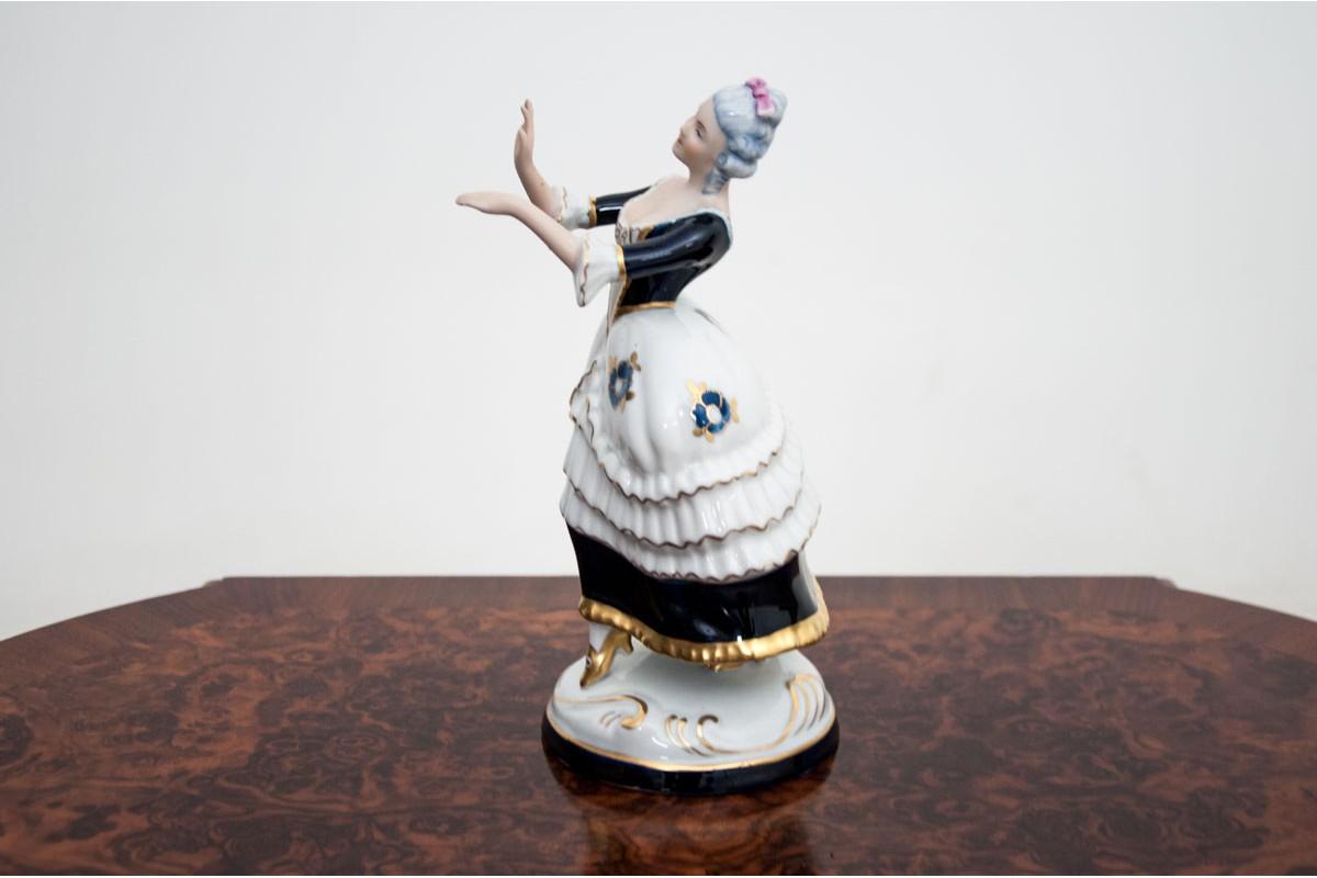 Lady porcelain figurine, Royal Dux.