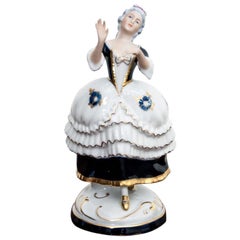Lady Porcelain Figurine, Royal Dux, Czechoslovakia