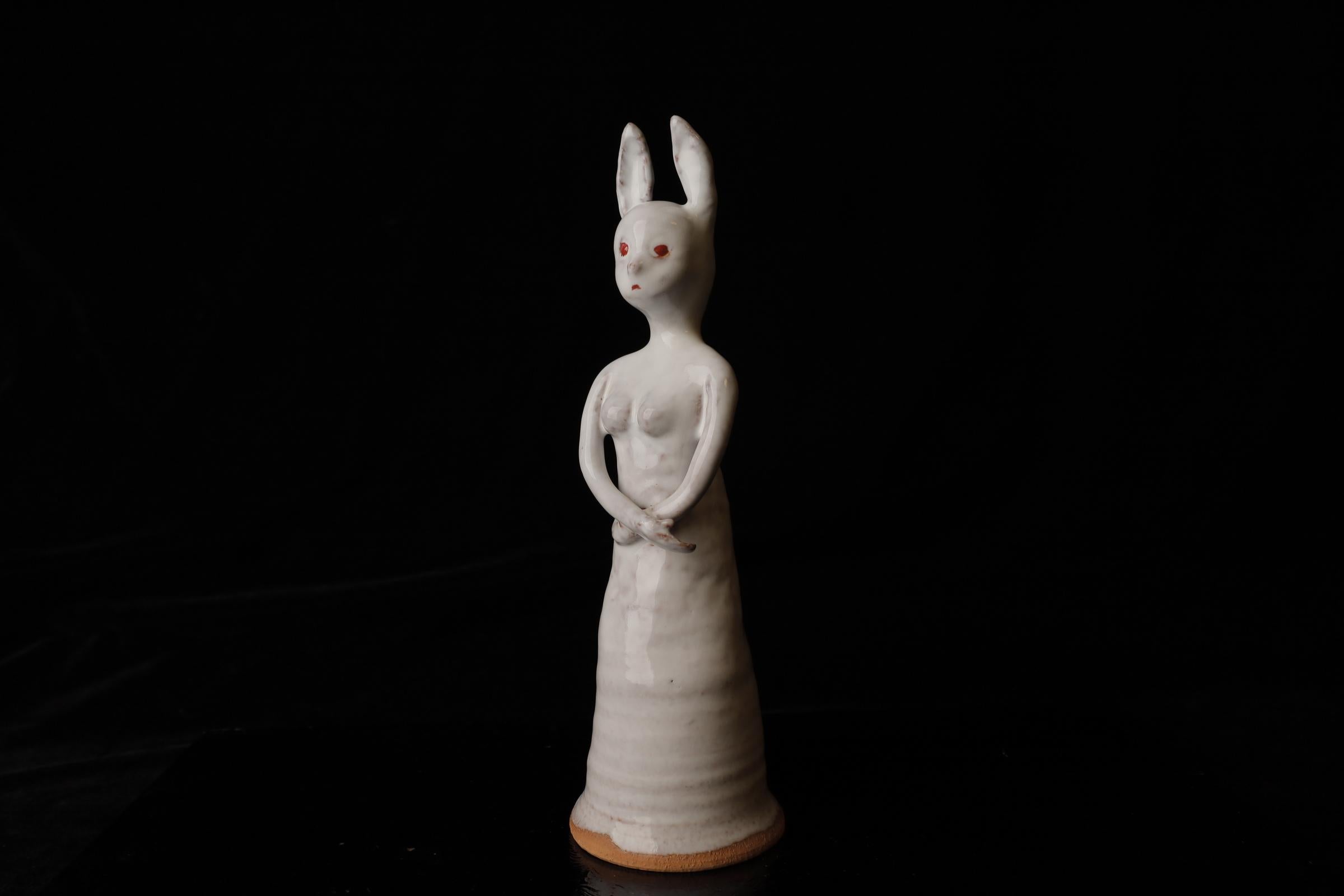 Smaltato Statua in ceramica 