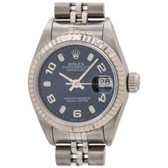 Lady Rolex Datejust Ref 69174 Blue Arabic Dial, circa 1993