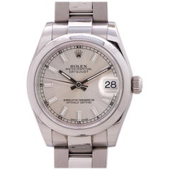 Lady Rolex Datejust Stainless Steel Ref 178240 circa 2015 Box and Papers