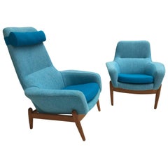 Lady & Senior Chair by Madsen & Schubel Bovenkamp Wool Hallingdal Nana Ditzel