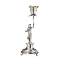 'Lady' Silver Toothpick Holder