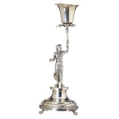 'Lady' Silver Toothpick Holder