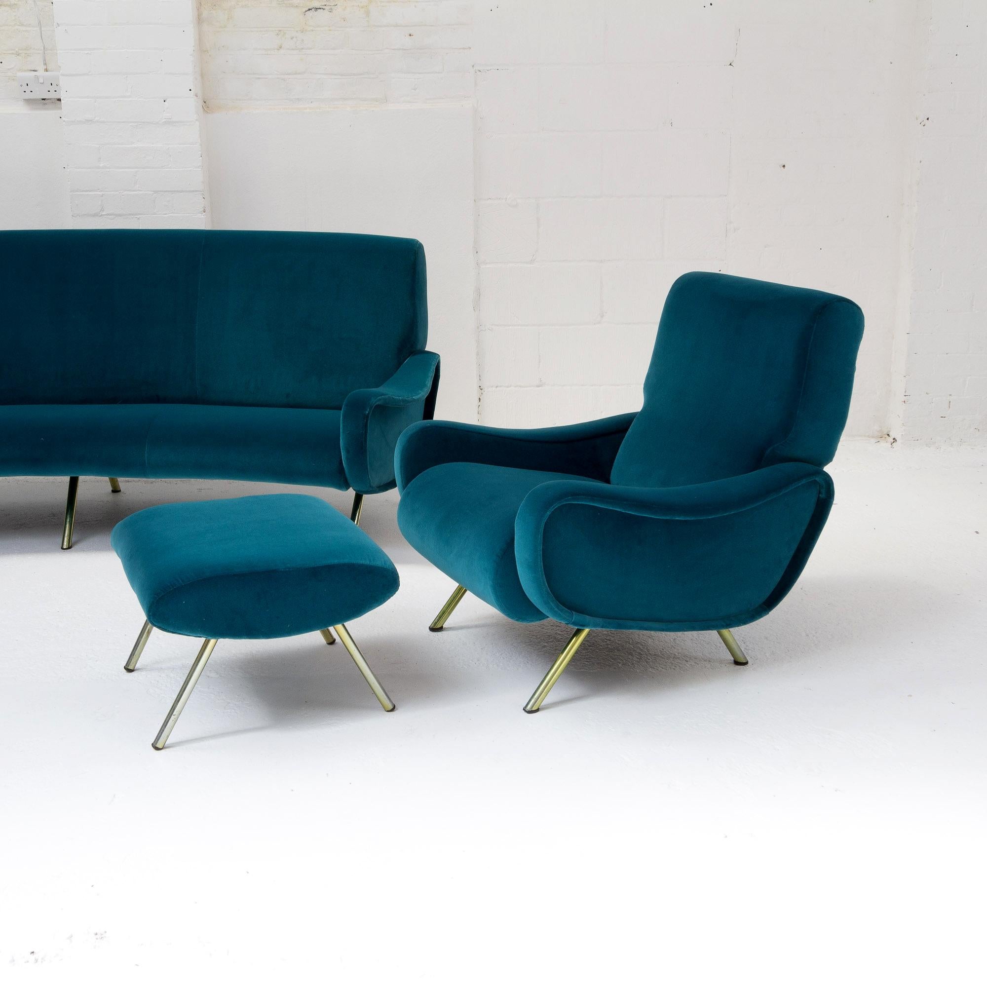 Mid-Century Modern Lady Suite by Marco Zanuso for Arflex, Italy, 1950s