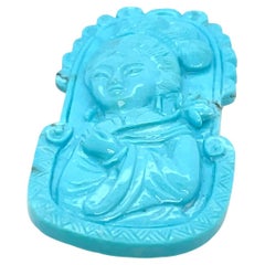 Lady turquoise Pendant Cts 43.15