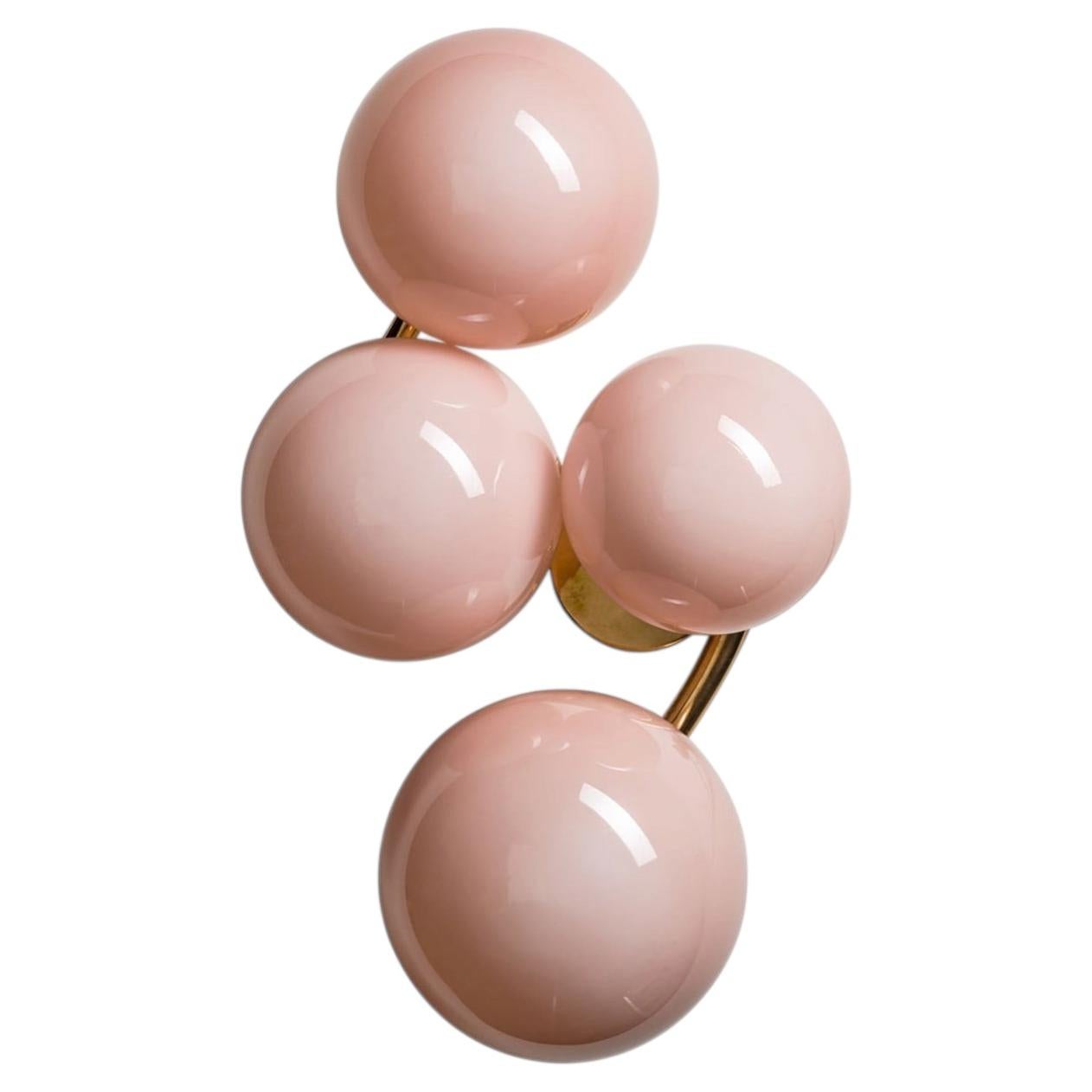 Pre-owned Villari Lady V 4-light Pink Wall Lamp