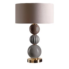 Lady V Large Taupe Table Lamp