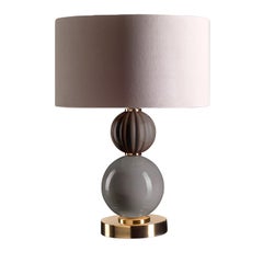 Lady V Small Taupe Table Lamp