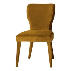 Lady V Yellow Chair by Ciarmoli Queda Studio