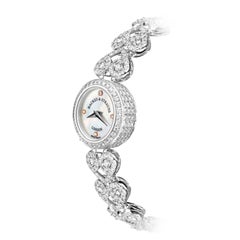 Lady Victoria Luxury Diamond Watch for Women, White Gold