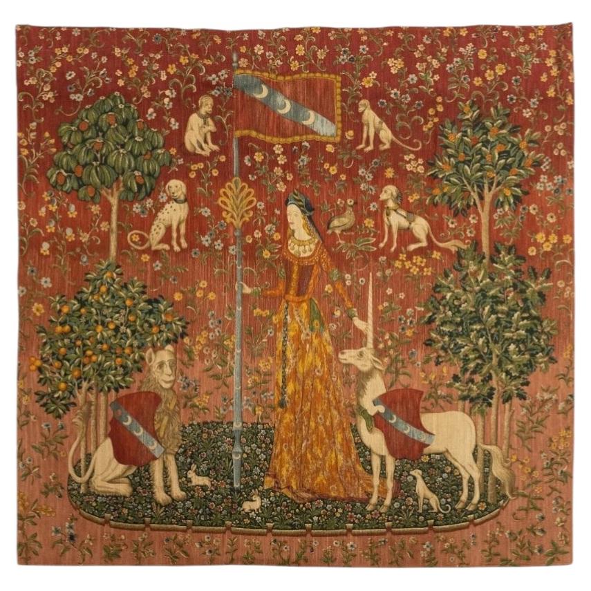 Lady with the Unicorn, " La dame à la licorne " “Touch” Tapestry