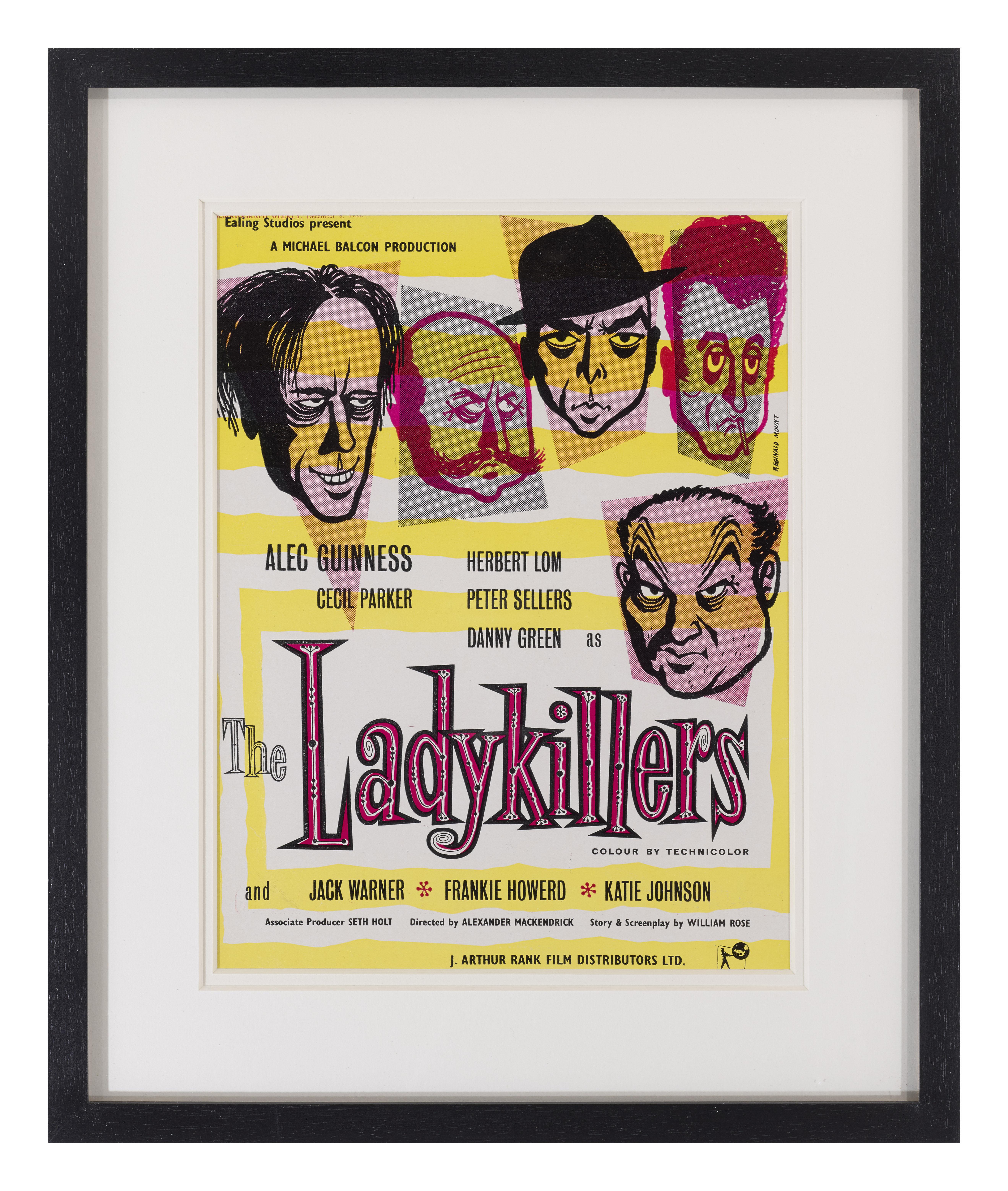 Original 1955 trade advertisement from Kinematograph weekly December 8th 1955. This was part of the advertising Campaign in the UK for the Classic Ealing comedy The Ladykillers starring Alec Guinness, Peter Sellers.
This piece is conservation