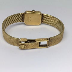 Lady's 14K Yellow Solid Gold Concord quartz Watch Factory Marked Case 6 inch