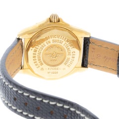 Ladies 18 Karat Breitling Cockpit on Strap